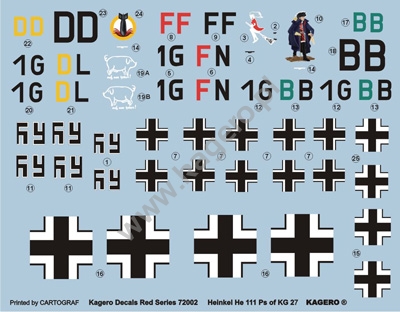 Heinkel He 111 Ps of KG 27 (1/72)