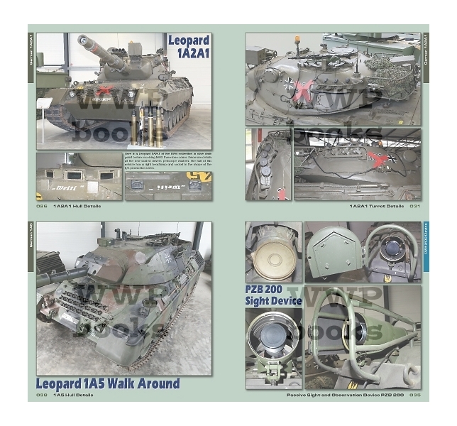 Leopard 1 in Detail díl 2 / Cast Turret Leopard 1 A1/2/5 Variants
