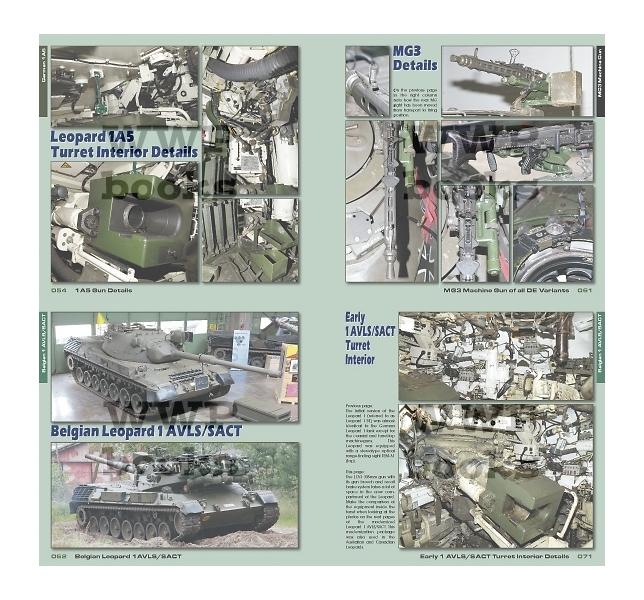 Leopard 1 in Detail díl 2 / Cast Turret Leopard 1 A1/2/5 Variants