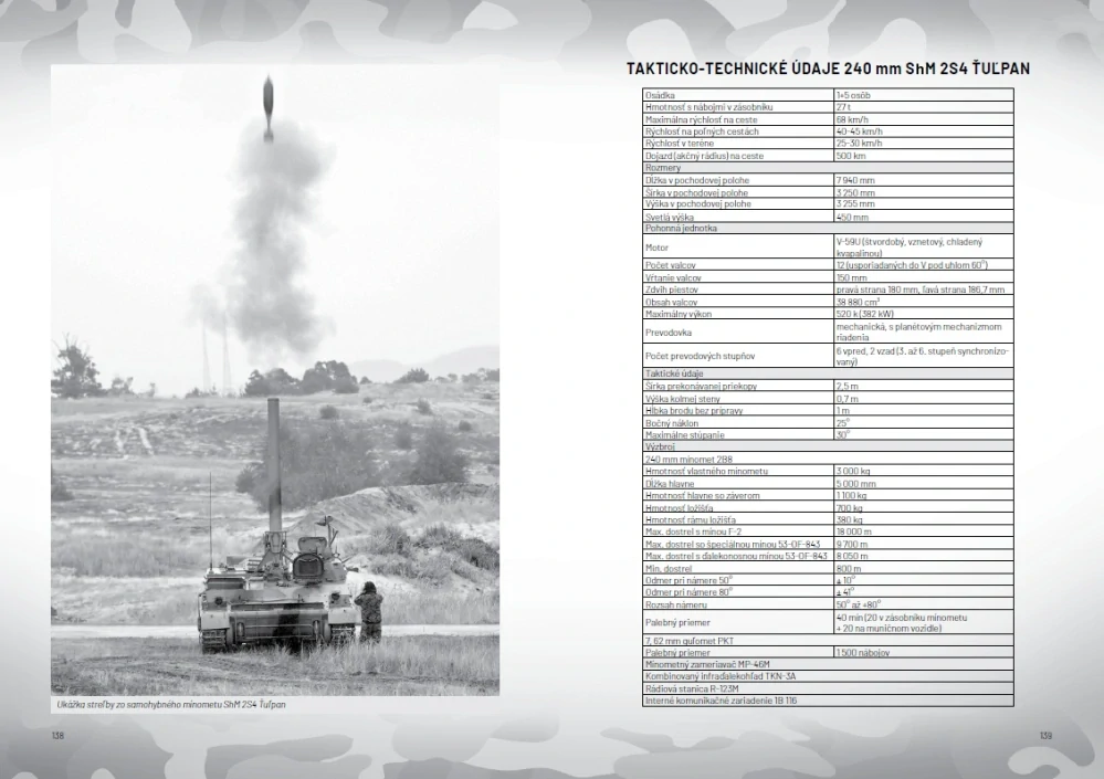 Obrnená a delostrelecká technika v čs. armáde 1952–1992 díl 2 – Protitankové a poľné kanony, húfnice, samohybné delostrelectvo, rakotomety a mínomety
