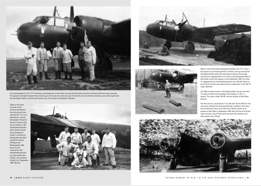 Kauz Night Fighters, Dornier´s First Night Fighters and Their Operations with the Luftwaffe