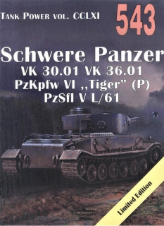 Schwere Panzer VK 30.01 VK 36.01 PzKpfw VI "Tiger"(P) PzSfl V L/61