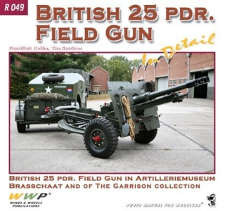 British 25pdr Field Gun in detail