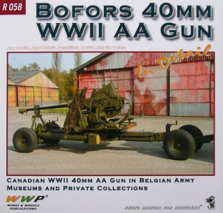 Bofors 40mm WW II AA Gun in detail